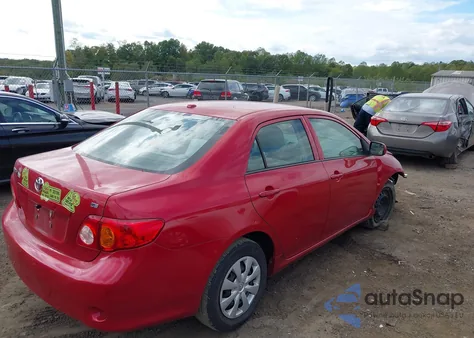 2010 Toyota Corolla Le z USA, uszkodzony, nr VIN 2T1BU4EE6AC240900